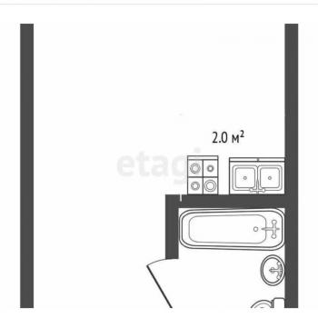 Продается 1-комнатная квартира, 17,5 м²