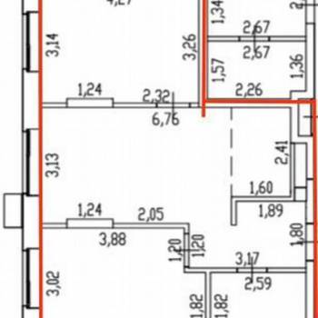 Продается 3-х комнатная квартира, 55,5 м²