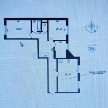 Продается Многокомнатная квартира, 70 м²