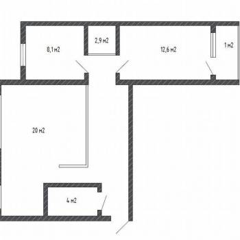 Продается 3-х комнатная квартира, 54 м²
