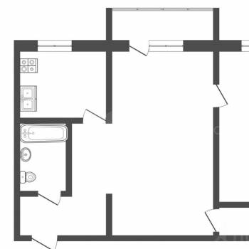 Продается 2-х комнатная квартира, 45,2 м²