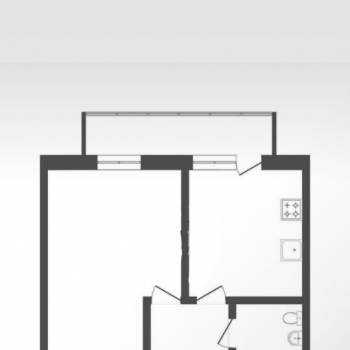 Продается 1-комнатная квартира, 35,7 м²