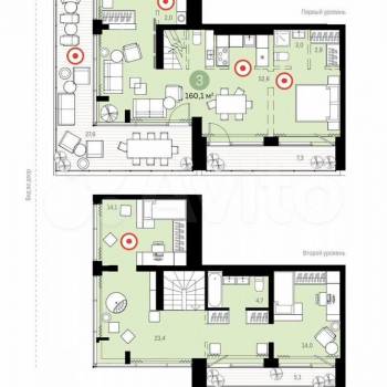 Продается Многокомнатная квартира, 161 м²