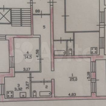 Продается 2-х комнатная квартира, 75 м²
