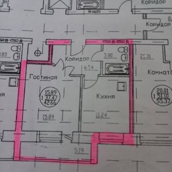 Продается 1-комнатная квартира, 42 м²