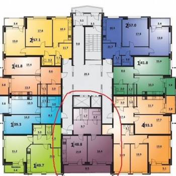 Продается 1-комнатная квартира, 65 м²