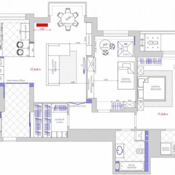 Продается 3-х комнатная квартира, 104,8 м²