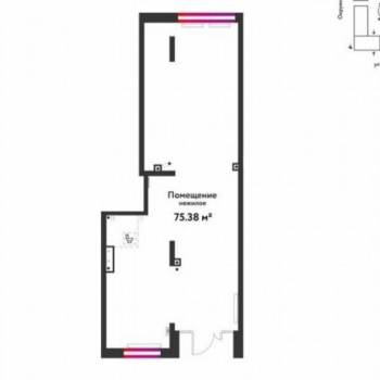 Сдается Нежилое помещение, 75 м²
