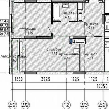 Сдается 1-комнатная квартира, 50 м²