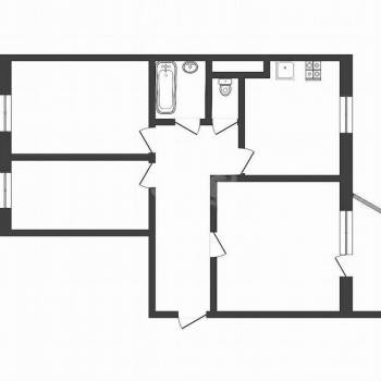 Продается 3-х комнатная квартира, 71,8 м²
