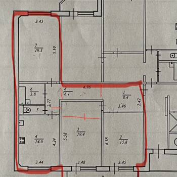 Продается 3-х комнатная квартира, 91 м²