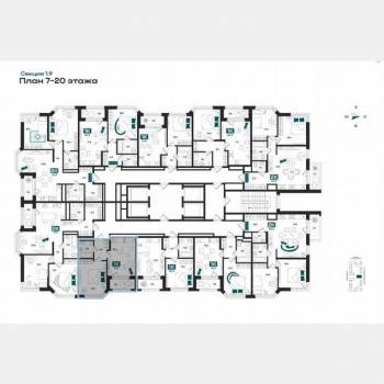 Продается 1-комнатная квартира, 41,5 м²