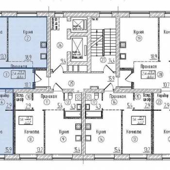 Продается 2-х комнатная квартира, 69,4 м²