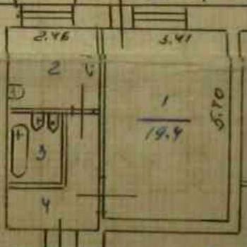 Продается 1-комнатная квартира, 36 м²