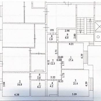 Продается 2-х комнатная квартира, 89 м²