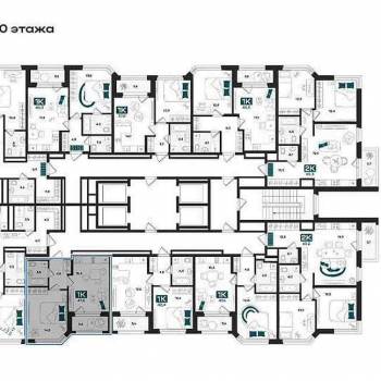 Продается 1-комнатная квартира, 41,5 м²