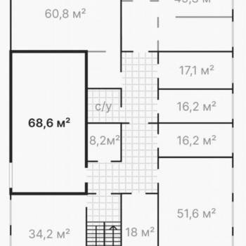 Сдается Нежилое помещение, 68,6 м²