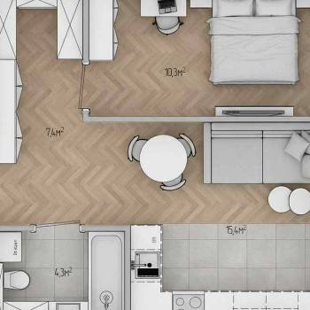 Продается 1-комнатная квартира, 37,4 м²