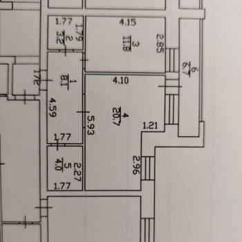 Продается 1-комнатная квартира, 47,8 м²