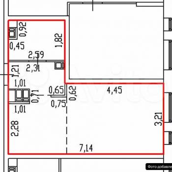 Продается 1-комнатная квартира, 28,8 м²