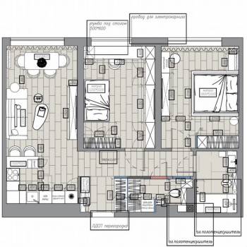 Продается 2-х комнатная квартира, 75,9 м²
