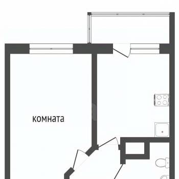 Сдается 1-комнатная квартира, 36,4 м²