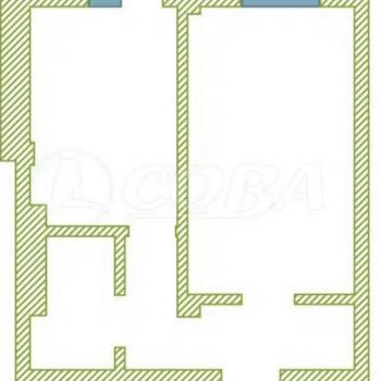 Продается 1-комнатная квартира, 37,5 м²