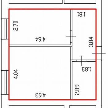 Продается 1-комнатная квартира, 43 м²