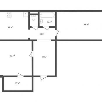 Продается 2-х комнатная квартира, 72,4 м²