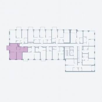 Продается 2-х комнатная квартира, 55,6 м²