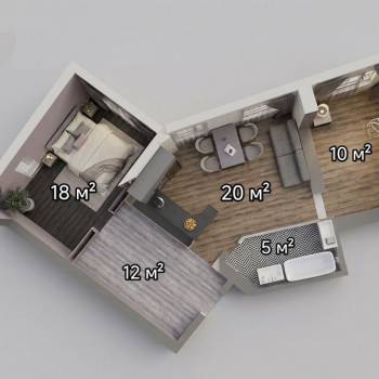 Продается 3-х комнатная квартира, 65 м²