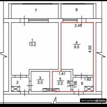 Продается 1-комнатная квартира, 13 м²