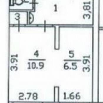 Продается 1-комнатная квартира, 24,4 м²