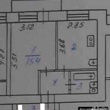 Продается 1-комнатная квартира, 32 м²