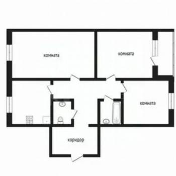 Продается 3-х комнатная квартира, 84,1 м²