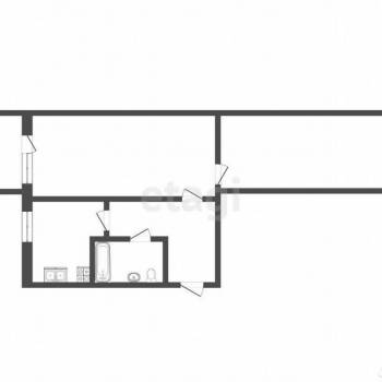 Продается 2-х комнатная квартира, 45 м²