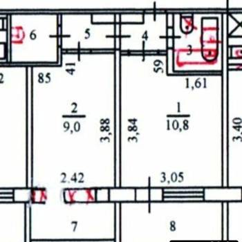 Продается 2-х комнатная квартира, 29,7 м²