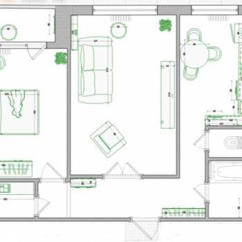 Продается 2-х комнатная квартира, 53,6 м²