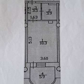 Сдается 1-комнатная квартира, 31,6 м²