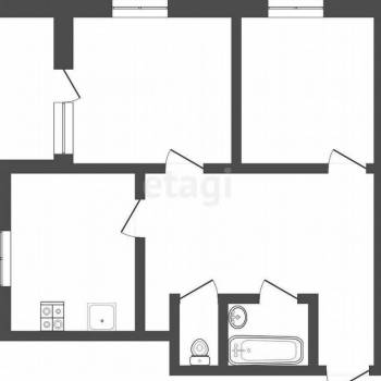 Сдается 2-х комнатная квартира, 50 м²