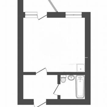 Продается 1-комнатная квартира, 27,5 м²