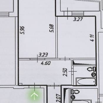 Продается 1-комнатная квартира, 49,8 м²