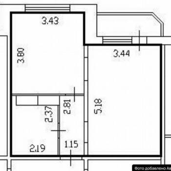 Продается 1-комнатная квартира, 39,5 м²