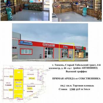 Сдается Нежилое помещение, 106,2 м²