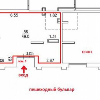 Сдается Нежилое помещение, 49 м²