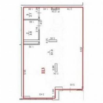 Продается Нежилое помещение, 56,6 м²