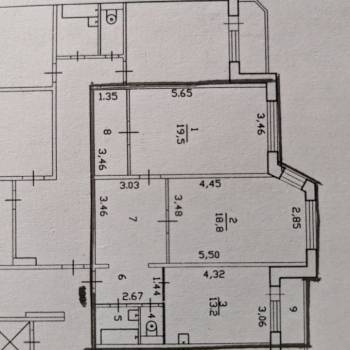 Продается 2-х комнатная квартира, 73,9 м²
