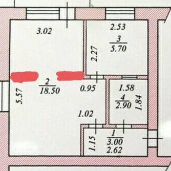 Сдается 2-х комнатная квартира, 32 м²