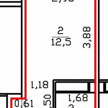 Продается 1-комнатная квартира, 19 м²