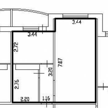 Продается 1-комнатная квартира, 43 м²